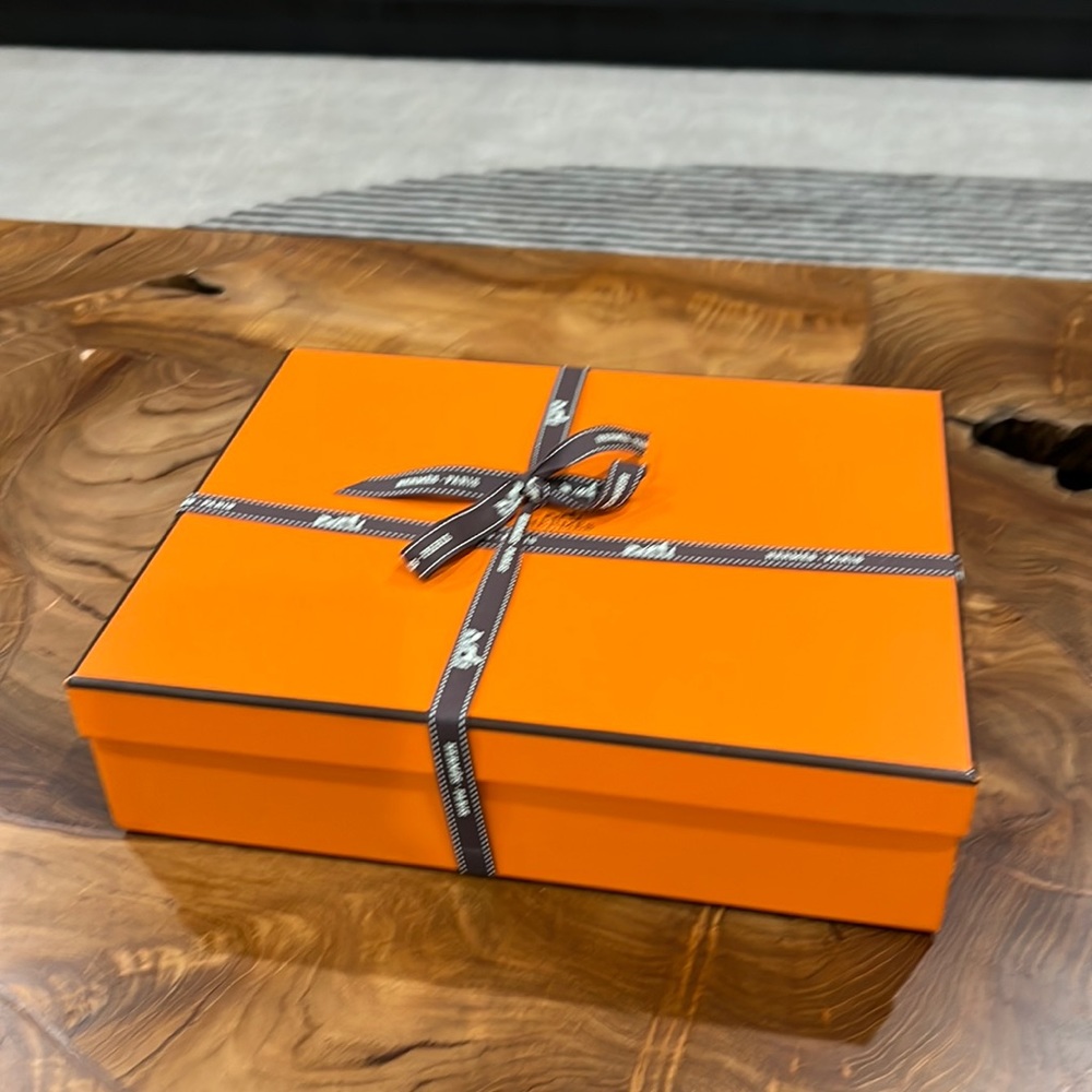 Empty Orange Authentic Hermes Box